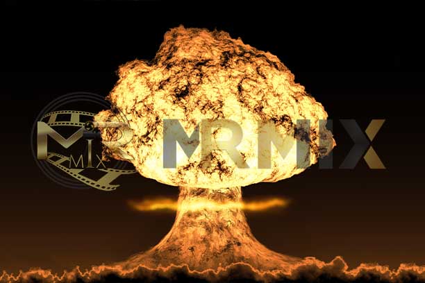 عکس استوک پس زمینه بمب هسته ای جنگ جهانی 3 