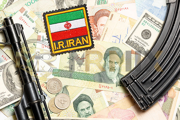 عکس استوک در پس زمینه پول ایران 