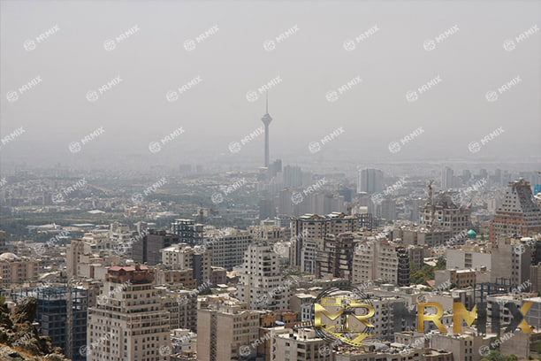 عکس استوک منظره شهر تهران، پایتخت ایران