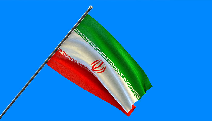 فوتیج پرچم ایران سه بعدی