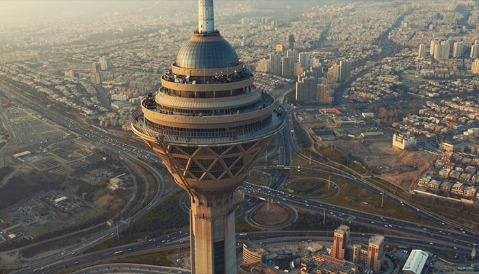 فوتیج خام آماده برج میلاد تهران