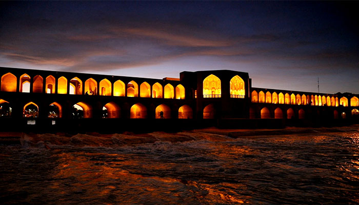 فوتیج پل خواجو اصفهان