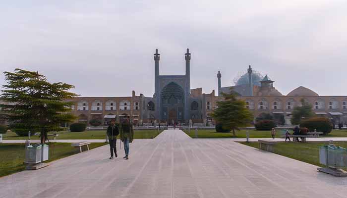 فوتیج هایپرلپس از مسجد جامع اصفهان