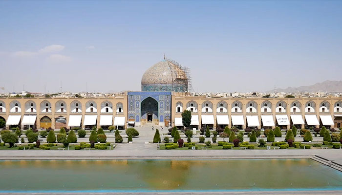 فوتیج میدان امام در استان اصفهان، ایران