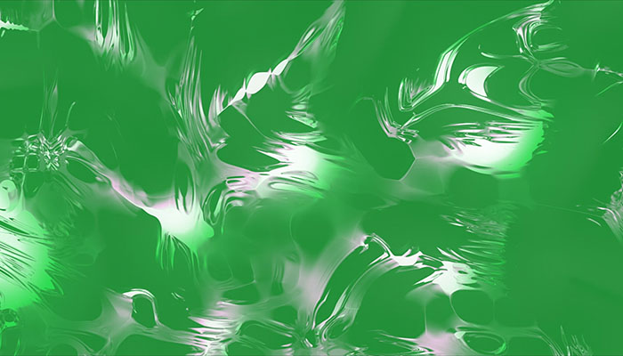 فوتیج پرده سبز کروماکی حرکت آب یا لکه های سفید