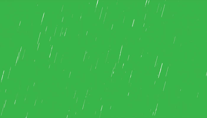 ویدیو فوتیج پرده سبز باران