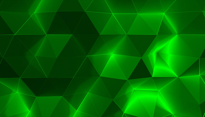 فوتیج پس زمینه انتزاعی زیبا امواج چند ضلعی سبز