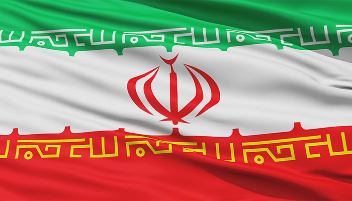 فوتیج پرچم ایران لوپ 