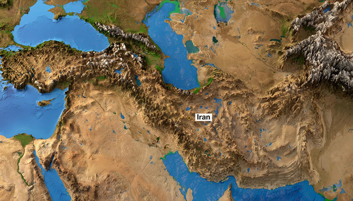 فوتیج نقشه تهران ،ایران کره زمین