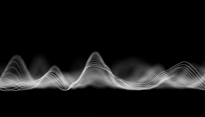 فوتیج اکولایزر شکل موج صوتی نوسان امواج موسیقی