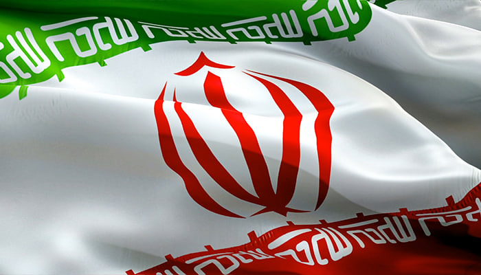 فوتیج فیلم پرچم ایران ویدیوی اسلوموشن سه بعدی