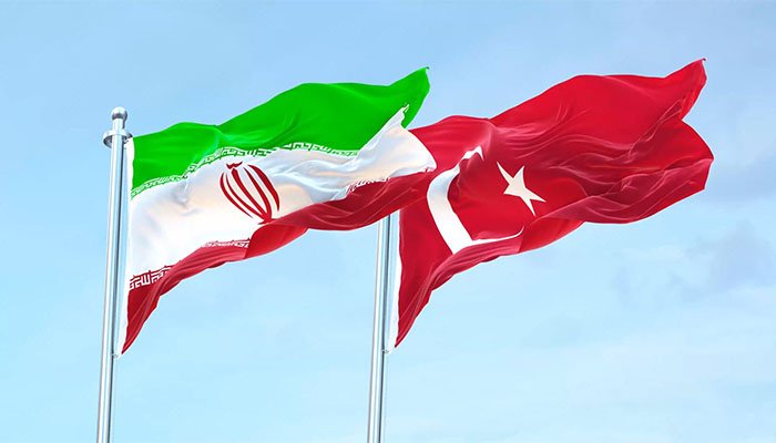 فوتیج آماده پرچم ایران و ترکیه