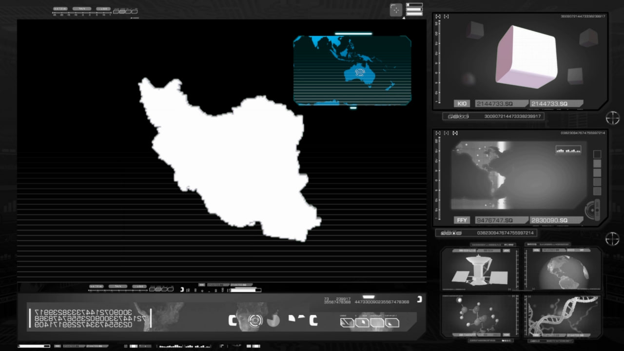 فوتیج موشن گرافیک بیوگرافی نقشه ایران