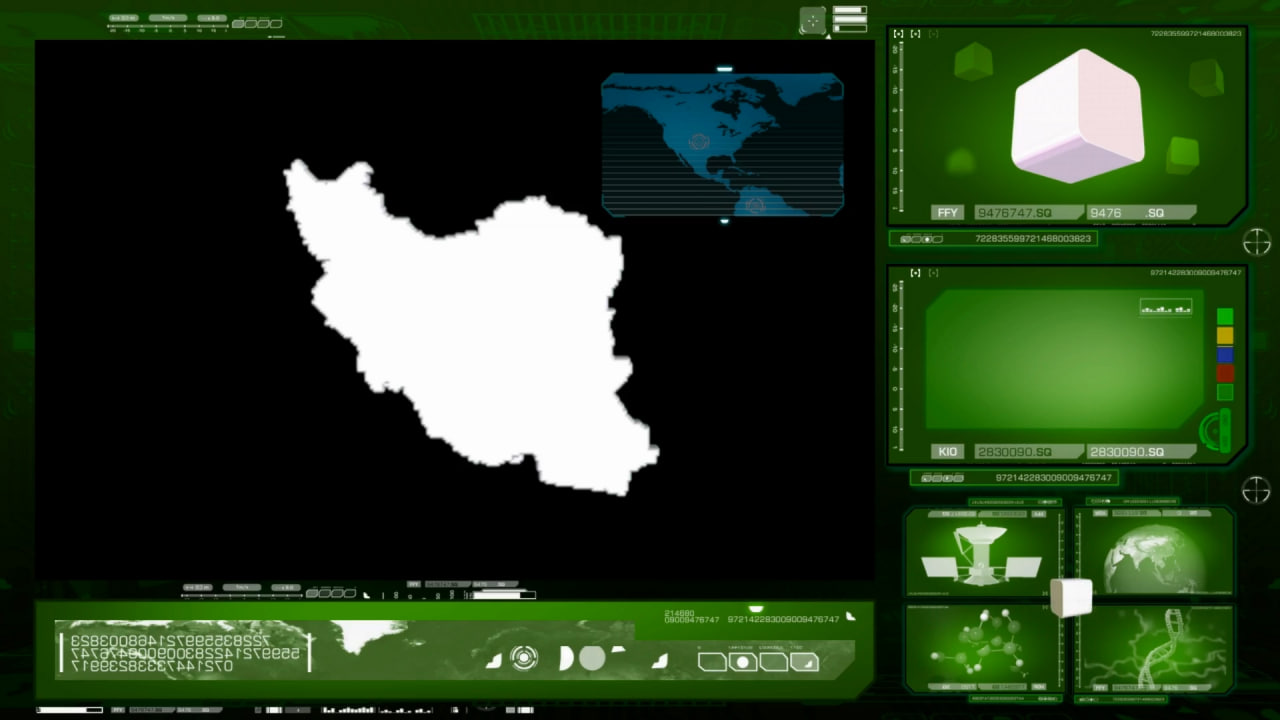 فوتیج موشن گرافیک بیوگرافی نقشه ایران