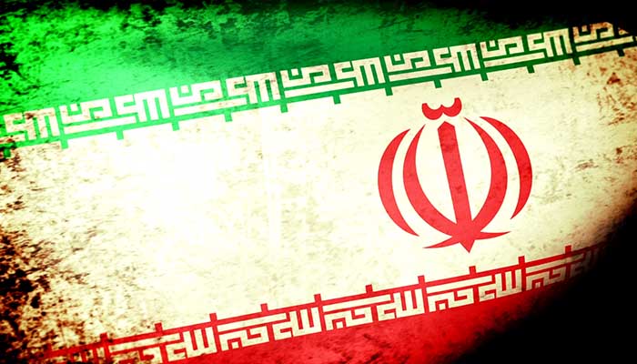 فوتیج اهتزاز پرچم ایران