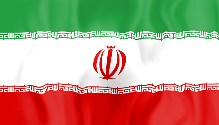 فوتیج فیلم استوک پرچم ایران متحرک