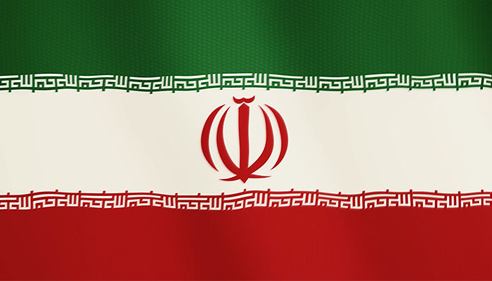 ویدیو فوتیج انیمیشن اهتزاز پرچم ایران تمام صفحه
