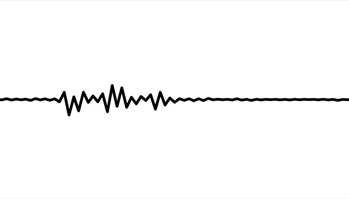 ویدیو فوتیج اکولایزر سیاه و سفید فرکانس صوتی موج صوتی