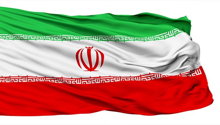ویدیو فوتیج اهتزاز پرچم ملی ایران