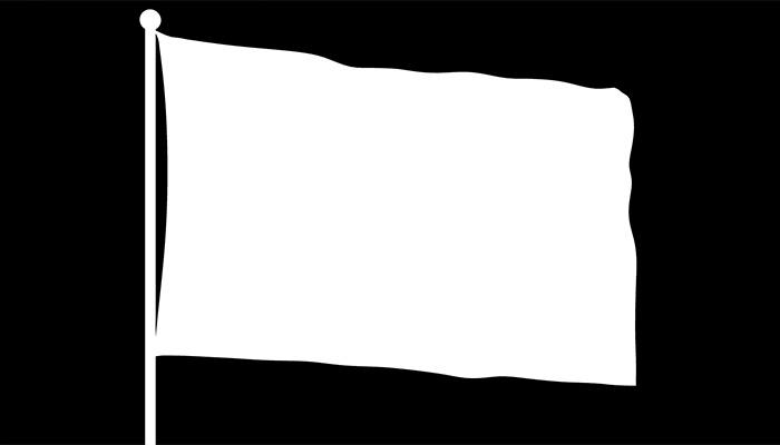فوتیج پرچم ایران با ساختار پارچه ای با پس زمینه سفید